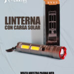 Linterna con carga Solar